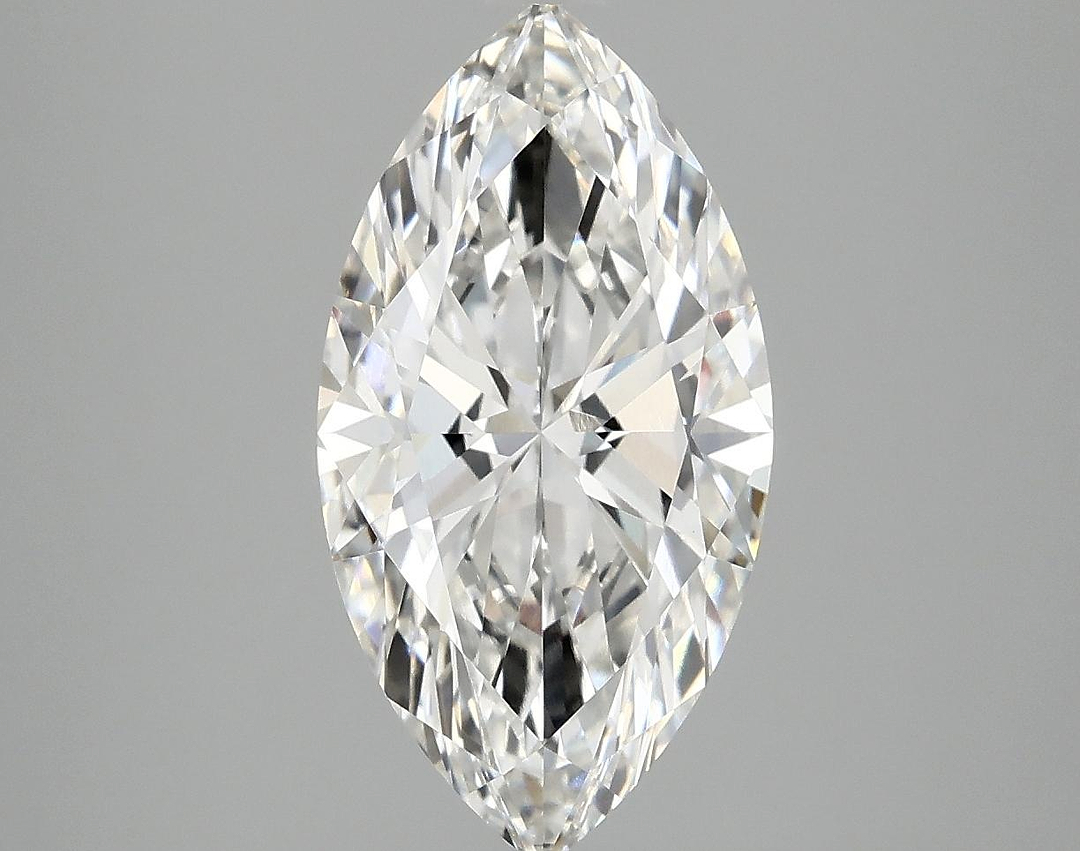 3.09 Carat Marquise Shaped Excellent Cut VVS2 IGI Certified Lab Grown Diamond