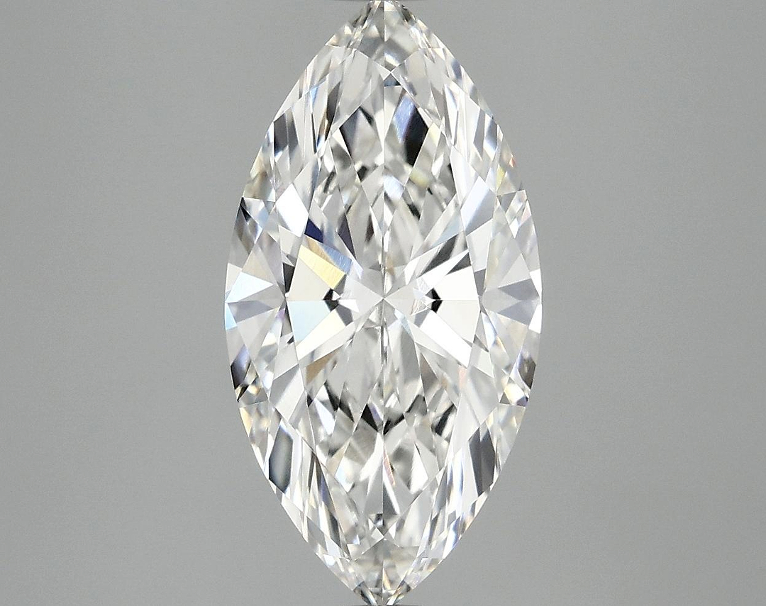 3.02 Carat Marquise Shaped Ideal Cut VVS2 IGI Certified Lab Grown Diamond