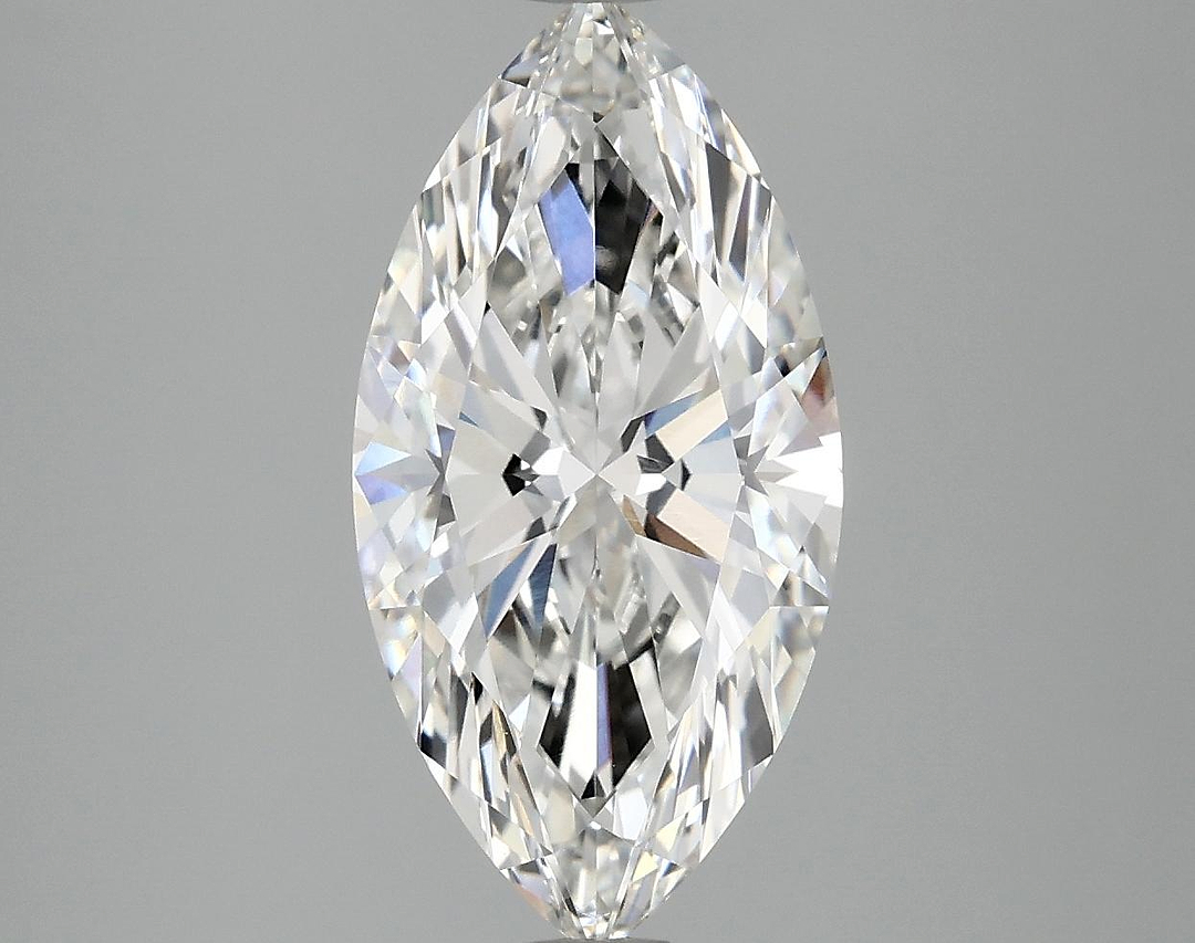 2.98 Carat Marquise Shaped Ideal Cut VVS2 IGI Certified Lab Grown Diamond
