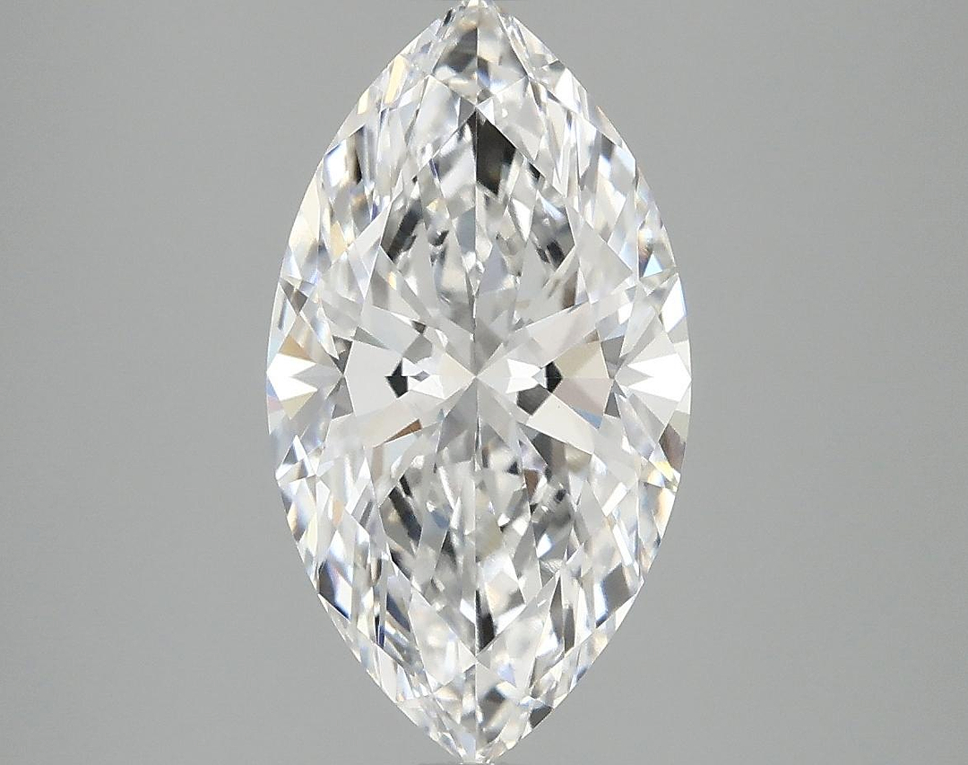3.01 Carat Marquise Shaped Excellent Cut VVS2 IGI Certified Lab Grown Diamond