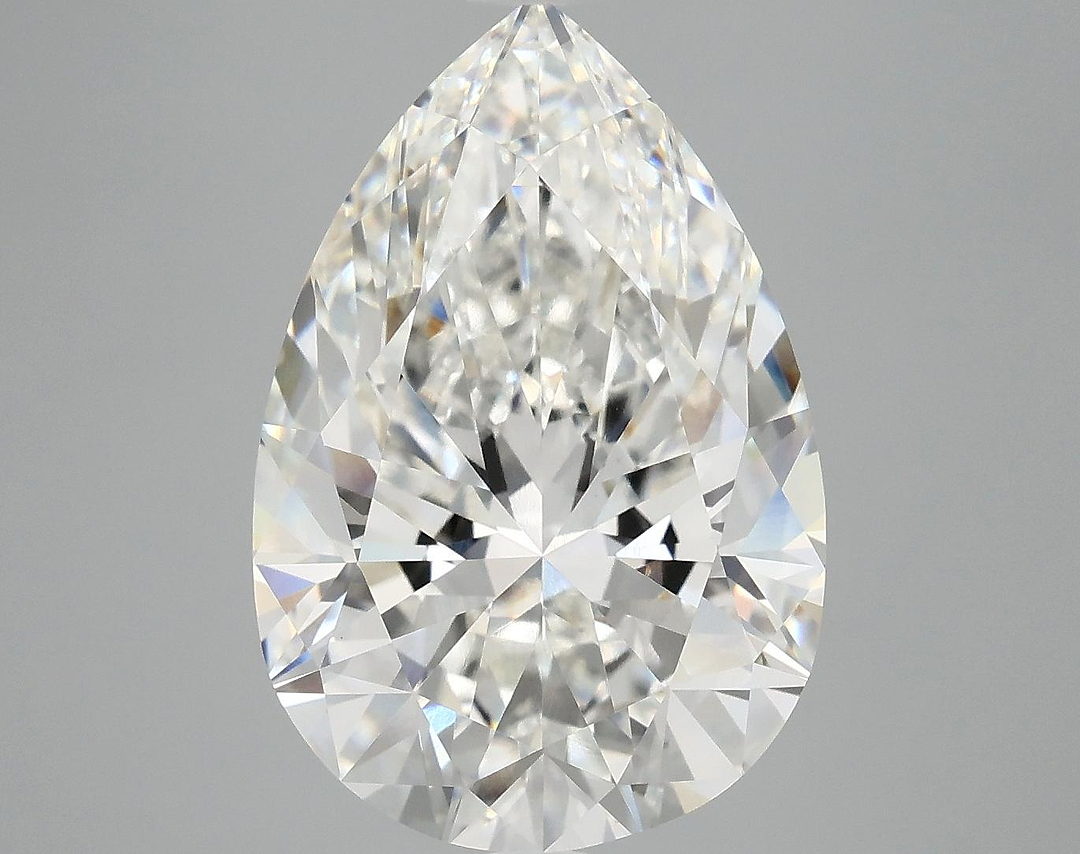 7.12 Carat Pear Shaped Excellent Cut VVS2 IGI Certified Lab Grown Diamond