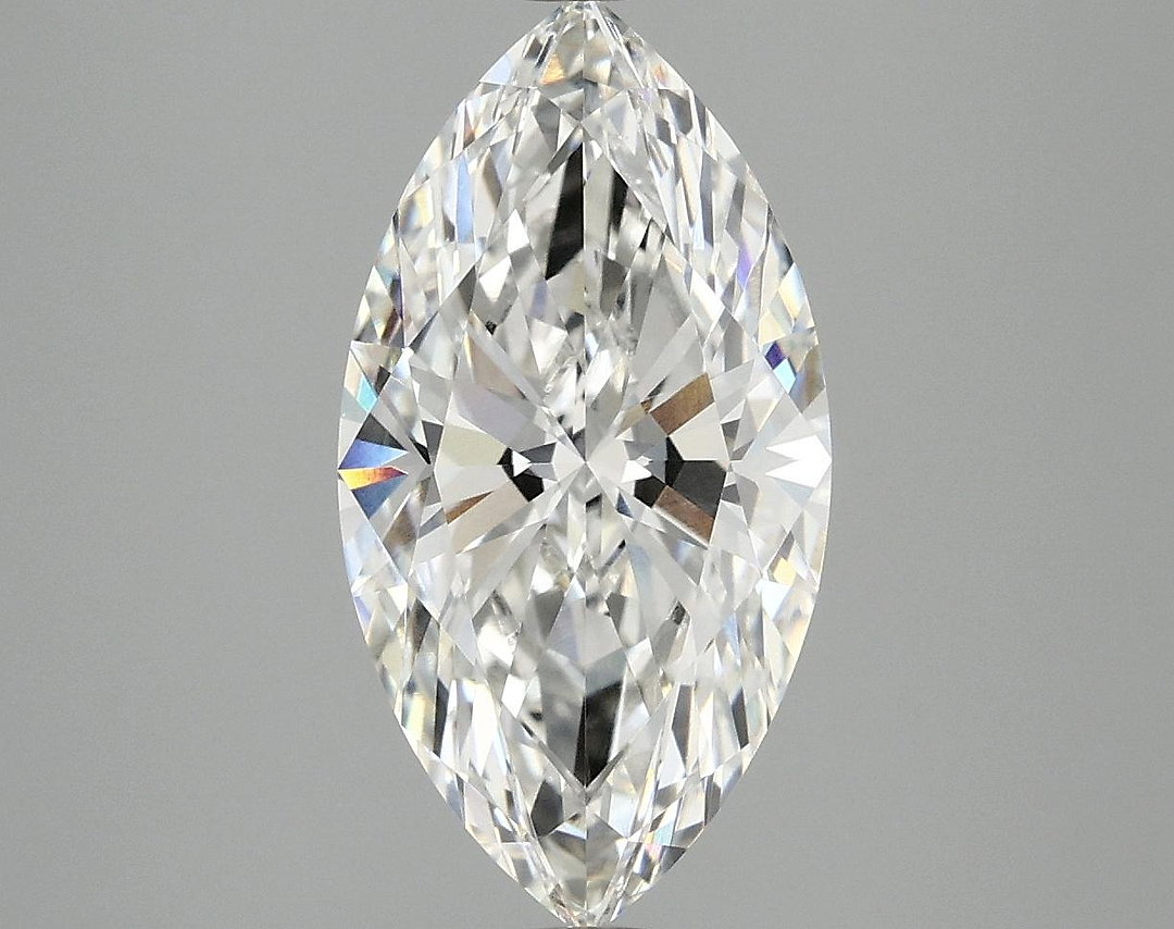 3.09 Carat Marquise Shaped Ideal Cut VVS2 IGI Certified Lab Grown Diamond