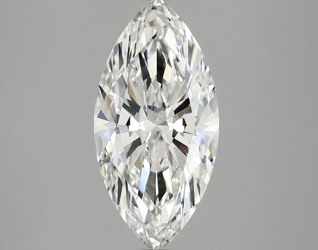 2.08 Carat Marquise Shaped Excellent Cut VVS2 IGI Certified Lab Grown Diamond