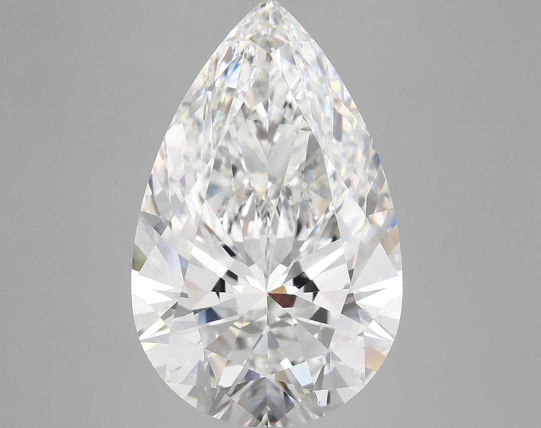 7.18 Carat Pear Shaped Ideal Cut VVS2 IGI Certified Lab Grown Diamond