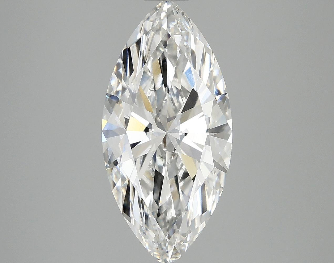 2.91 Carat Marquise Shaped Excellent Cut VVS2 IGI Certified Lab Grown Diamond