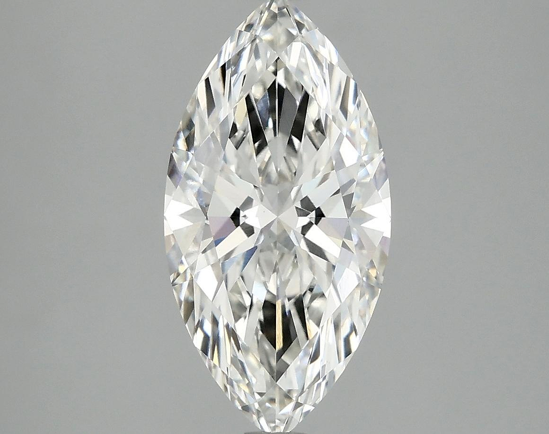 2.35 Carat Marquise Shaped Ideal Cut VVS2 IGI Certified Lab Grown Diamond