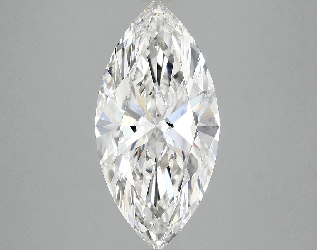 2.97 Carat Marquise Shaped Ideal Cut VVS2 IGI Certified Lab Grown Diamond