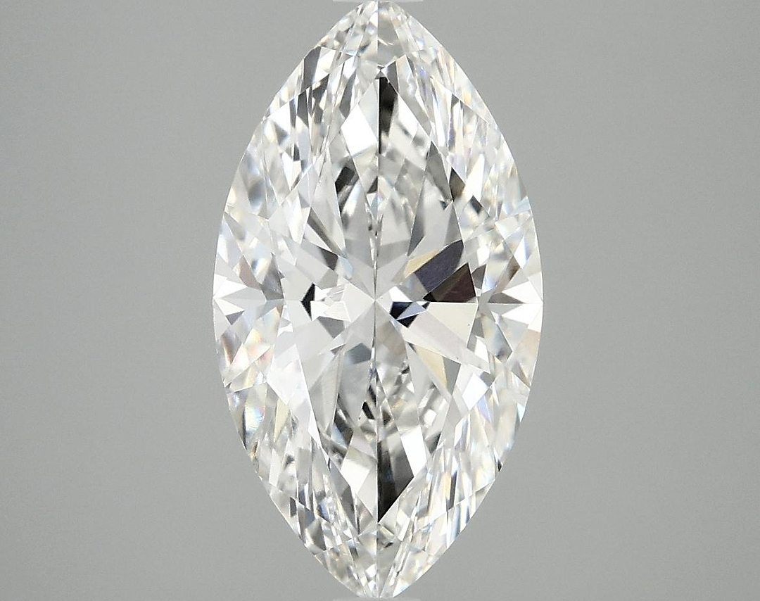 2.98 Carat Marquise Shaped Excellent Cut VVS2 IGI Certified Lab Grown Diamond