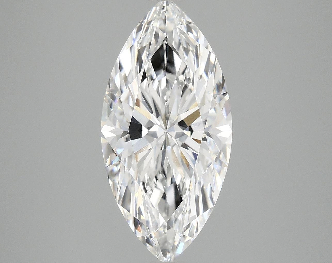 3.07 Carat Marquise Shaped Ideal Cut VVS2 IGI Certified Lab Grown Diamond