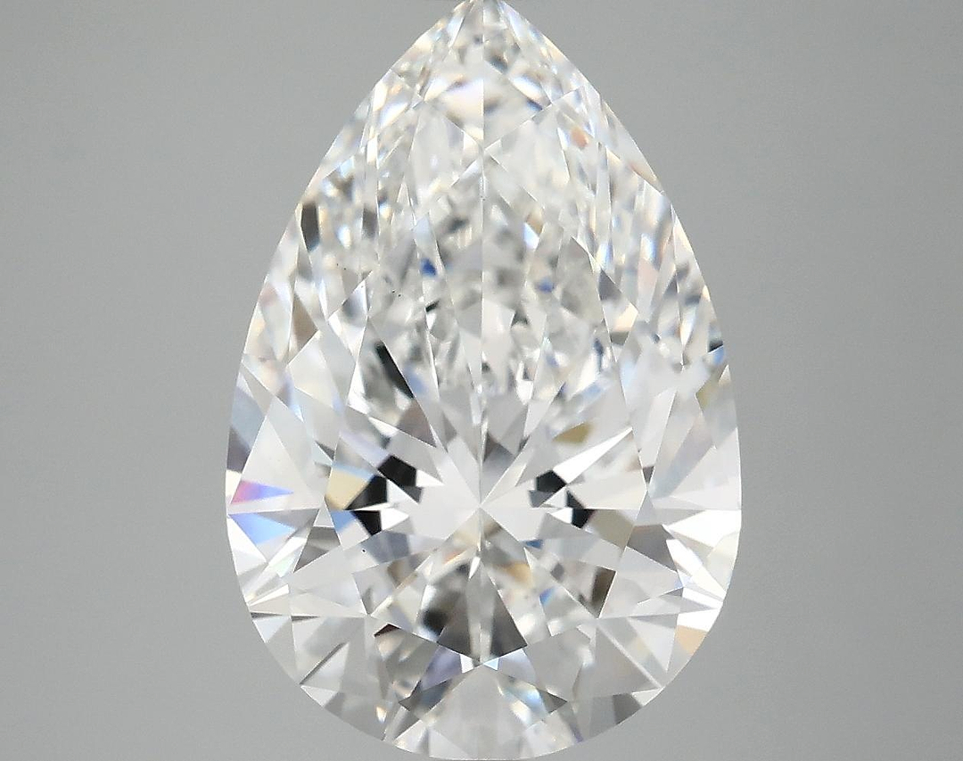 5.44 Carat Pear Shaped Excellent Cut VS1 IGI Certified Lab Grown Diamond