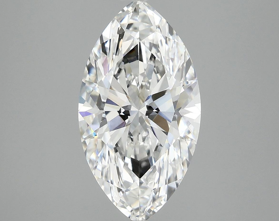 3.01 Carat Marquise Shaped Excellent Cut VVS2 IGI Certified Lab Grown Diamond