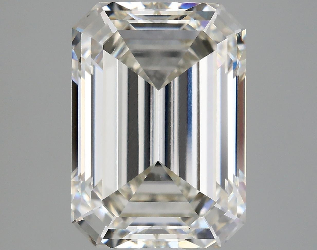 3.06 Carat Emerald Shaped Ideal Cut VVS2 IGI Certified Lab Grown Diamond