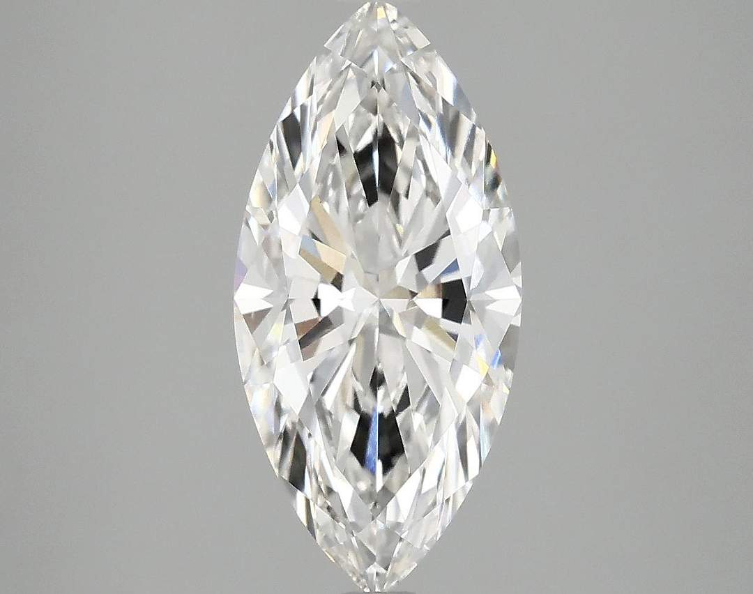 2.46 Carat Marquise Shaped Excellent Cut VVS2 IGI Certified Lab Grown Diamond