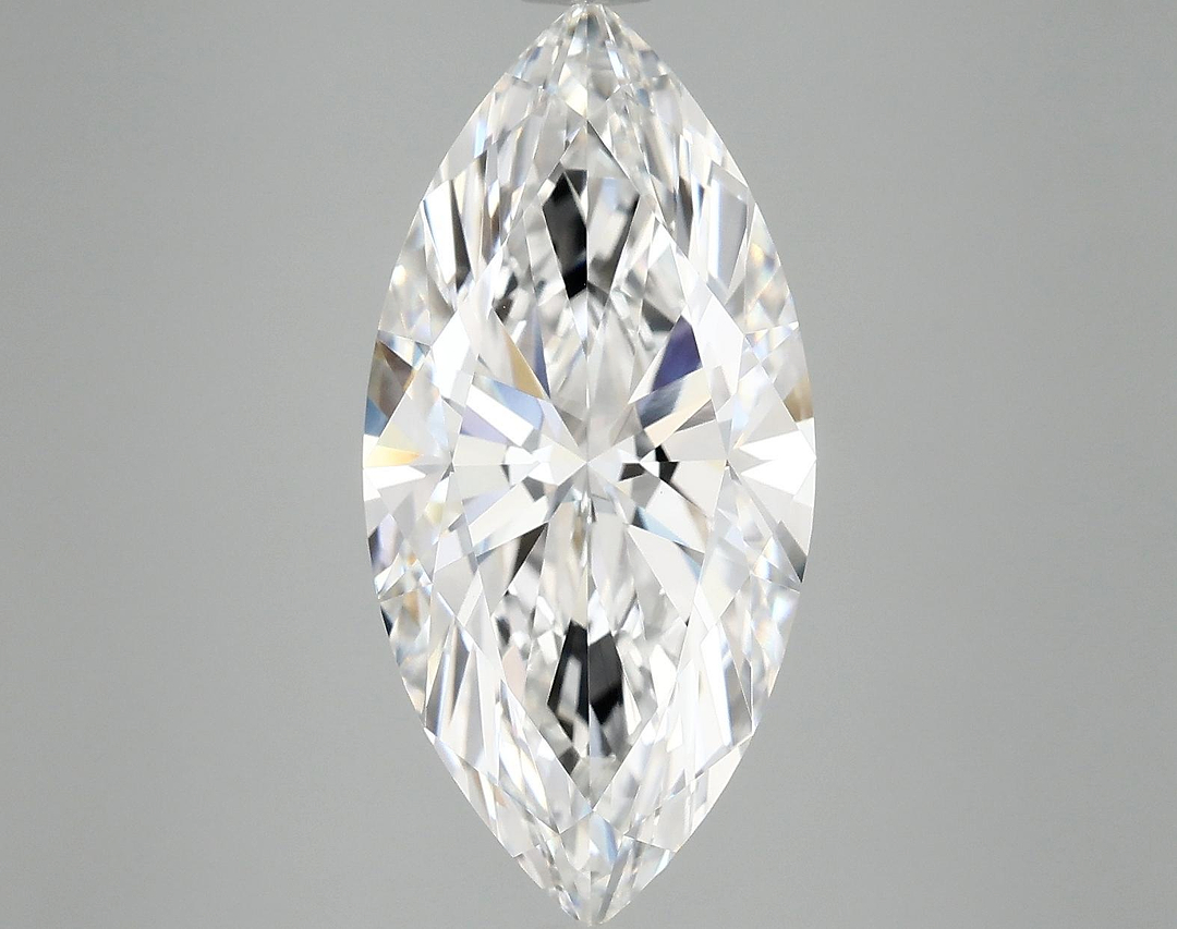 5.04 Carat Marquise Shaped Excellent Cut VVS2 IGI Certified Lab Grown Diamond