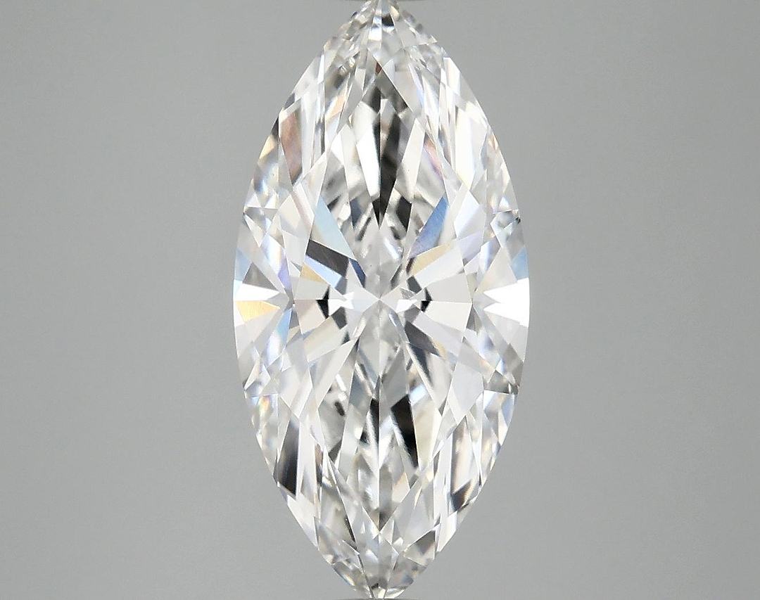 3.09 Carat Marquise Shaped Excellent Cut VVS2 IGI Certified Lab Grown Diamond