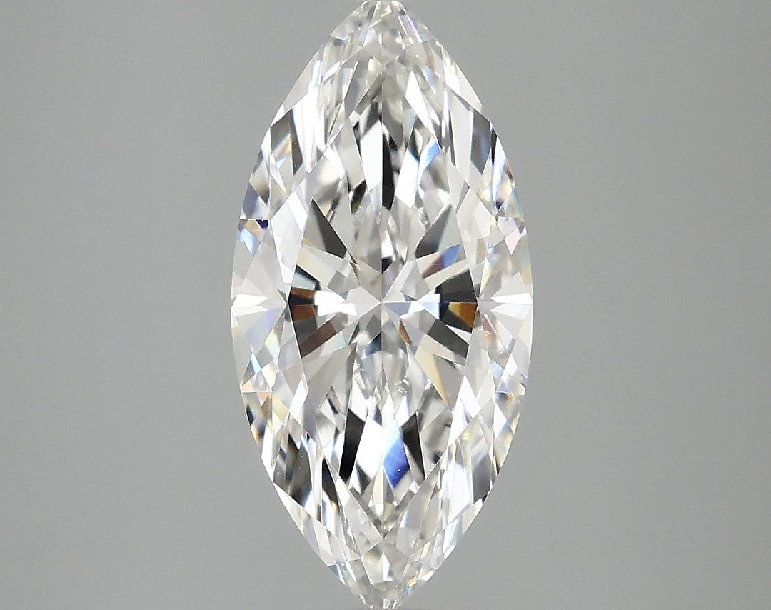 2.08 Carat Marquise Shaped Excellent Cut VVS2 IGI Certified Lab Grown Diamond
