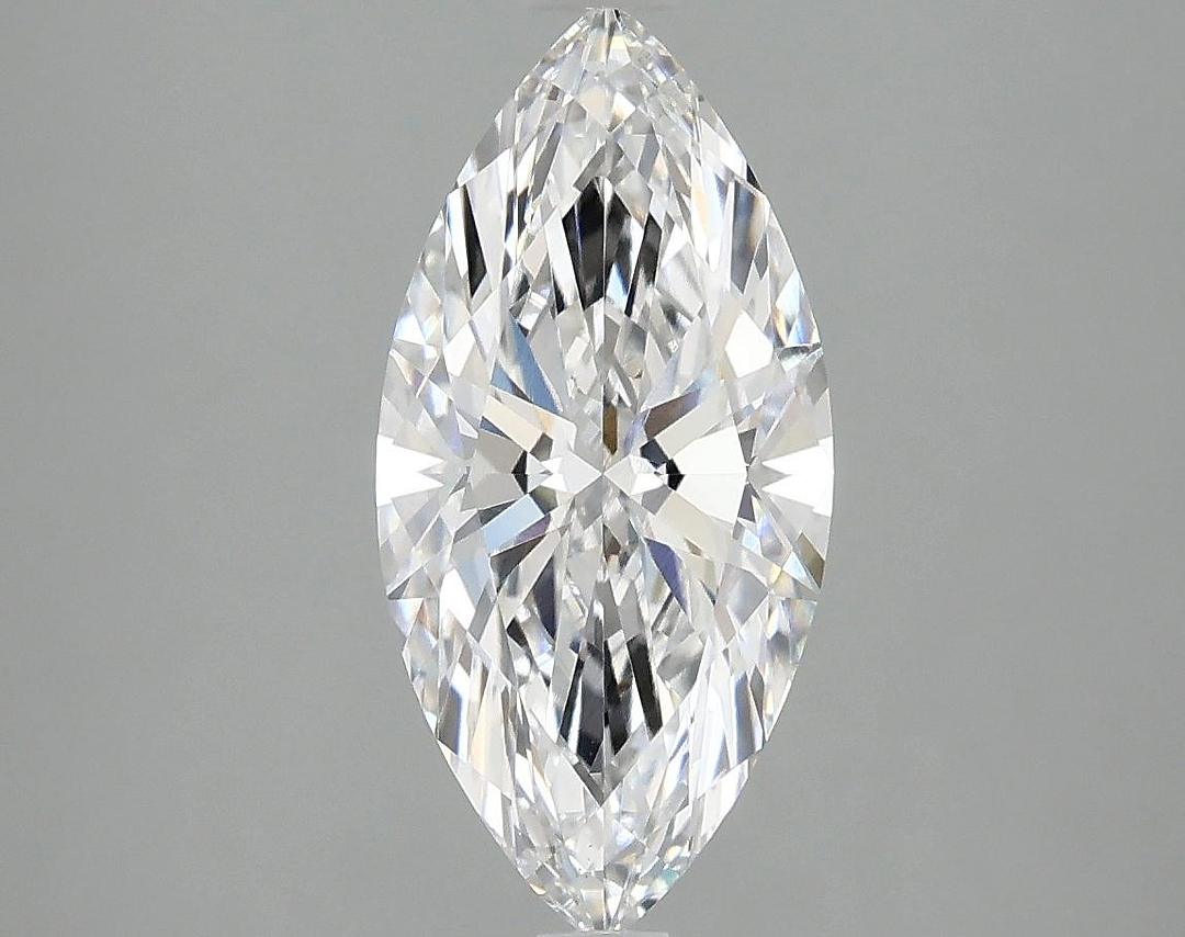 2.04 Carat Marquise Shaped Excellent Cut VVS2 IGI Certified Lab Grown Diamond