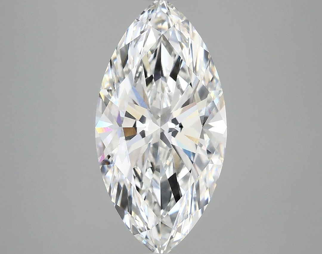 3.09 Carat Marquise Shaped Ideal Cut VVS2 IGI Certified Lab Grown Diamond