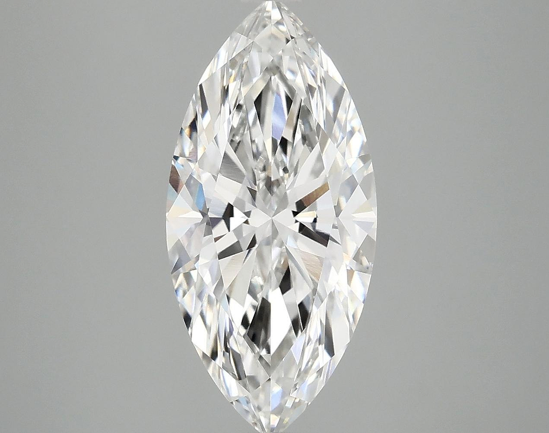2.97 Carat Marquise Shaped Excellent Cut VVS2 IGI Certified Lab Grown Diamond