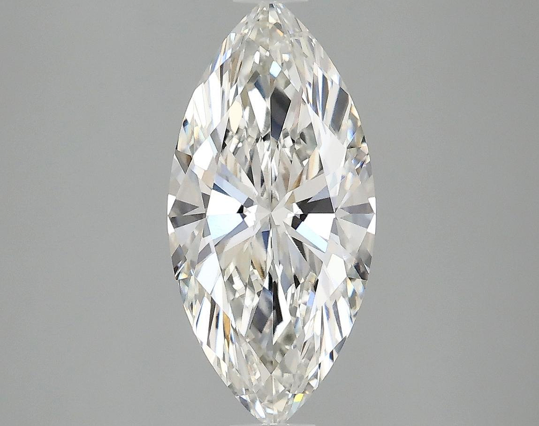 2.05 Carat Marquise Shaped Excellent Cut VVS2 IGI Certified Lab Grown Diamond