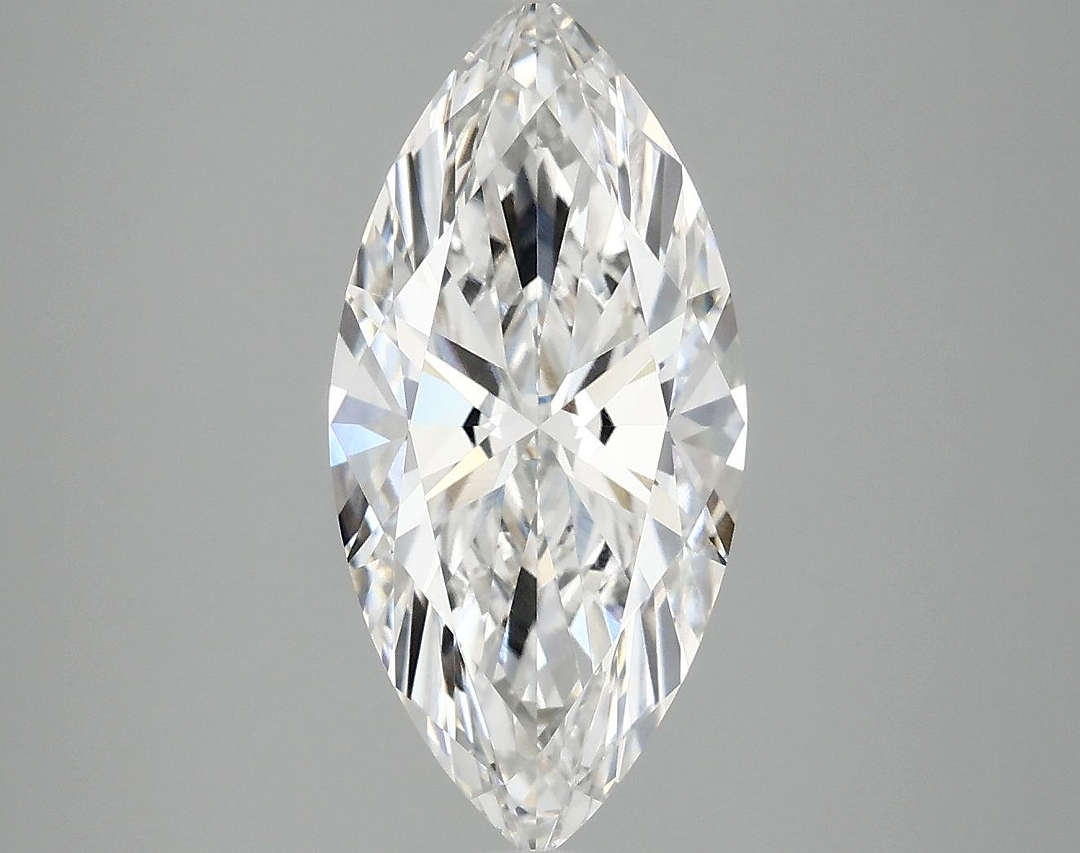 3.03 Carat Marquise Shaped Excellent Cut VVS2 IGI Certified Lab Grown Diamond