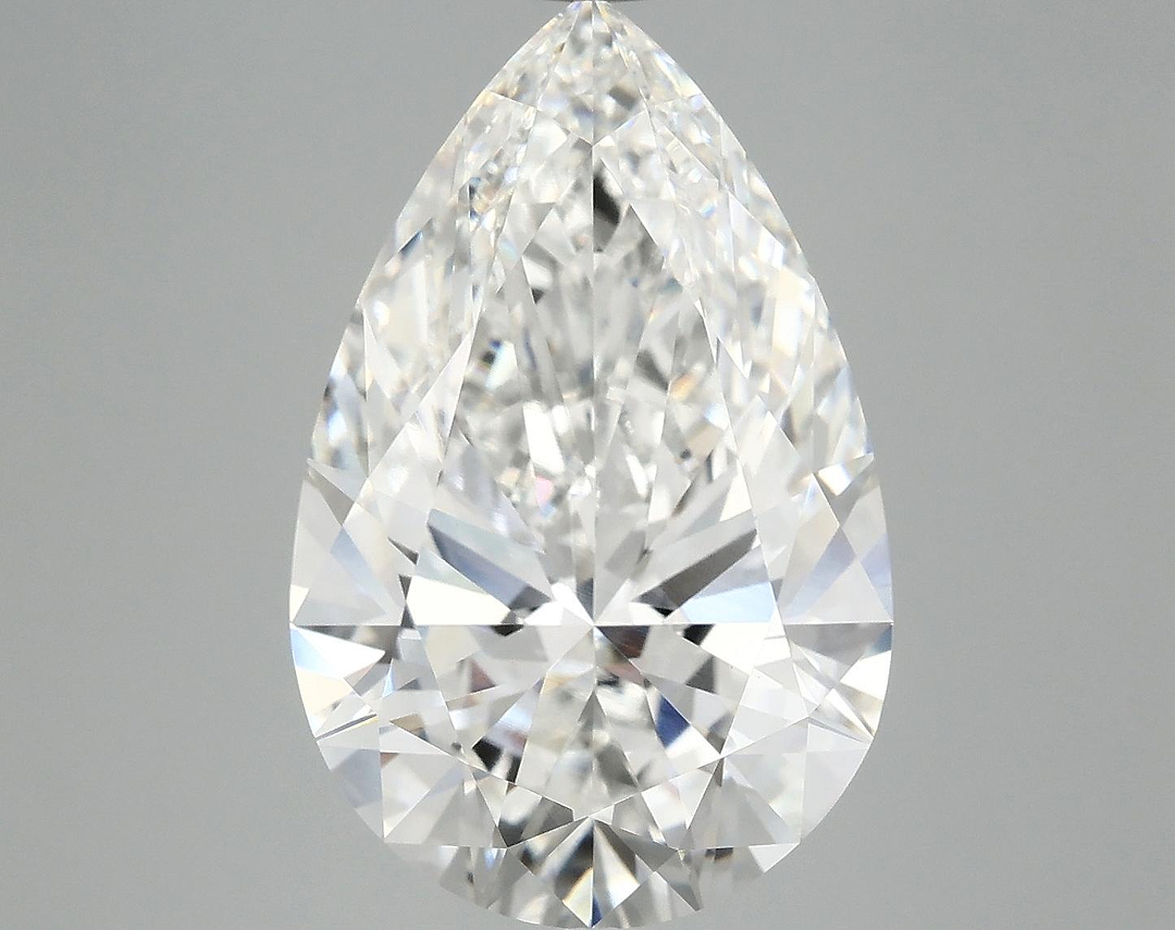 6.84 Carat Pear Shaped Ideal Cut VVS2 IGI Certified Lab Grown Diamond
