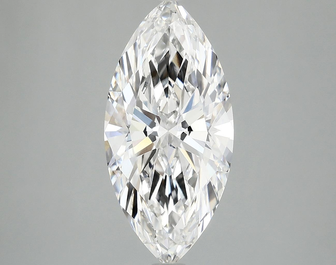 2.98 Carat Marquise Shaped Excellent Cut VVS2 IGI Certified Lab Grown Diamond
