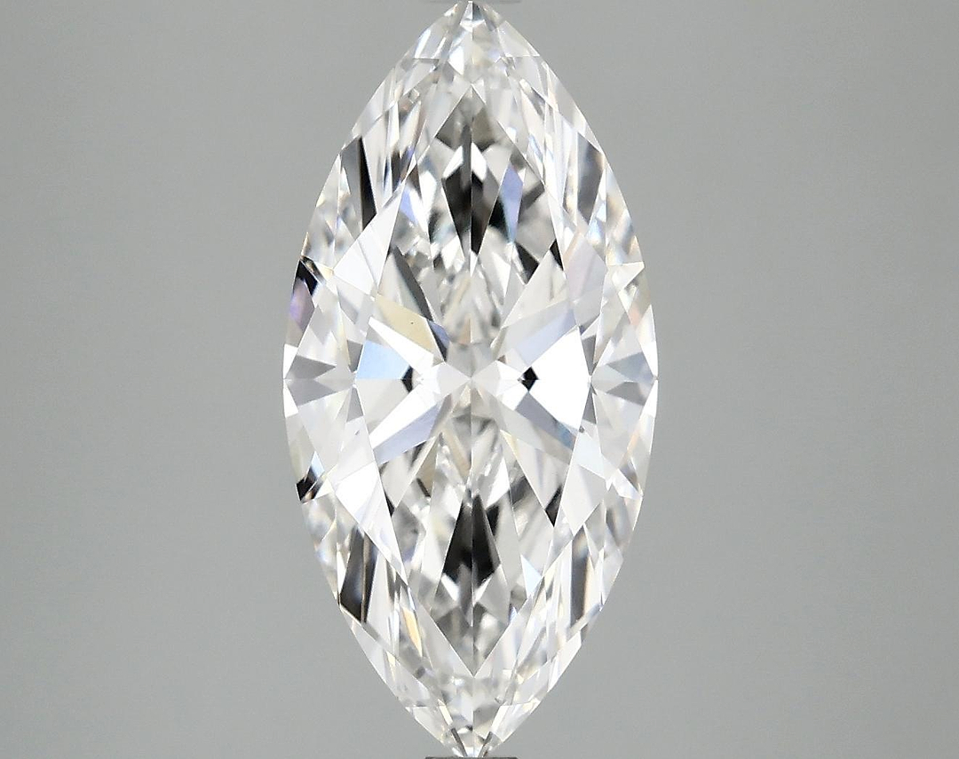 2.98 Carat Marquise Shaped Excellent Cut VVS2 IGI Certified Lab Grown Diamond