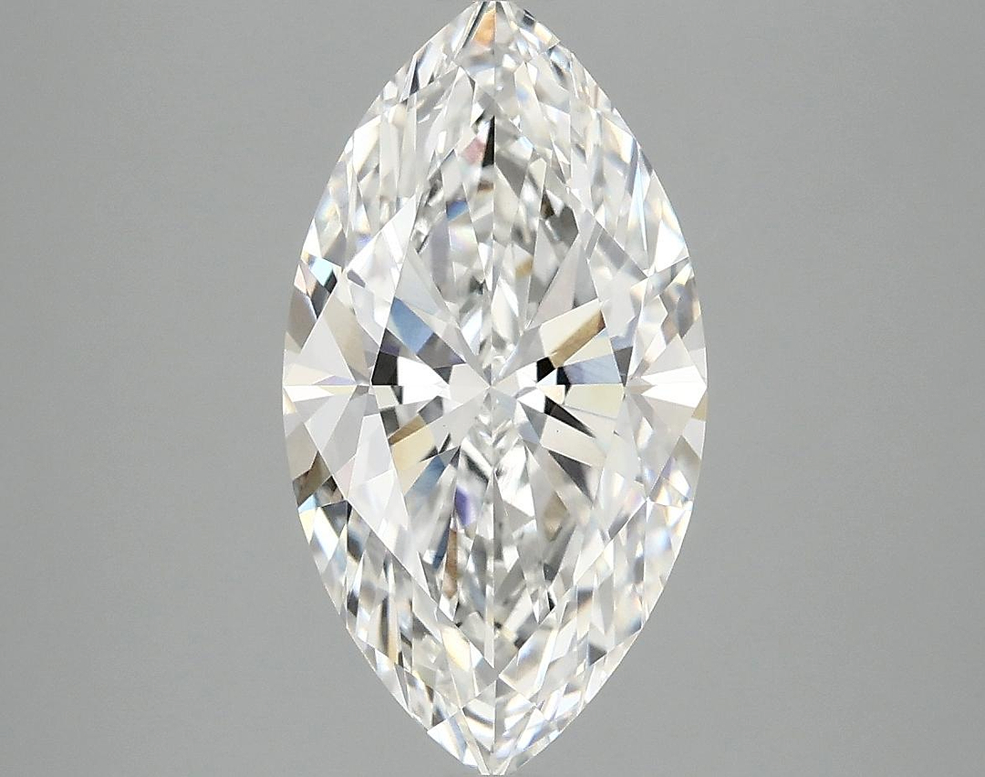 3.1 Carat Marquise Shaped Excellent Cut VVS2 IGI Certified Lab Grown Diamond