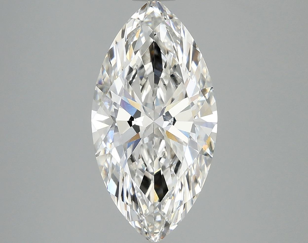 3.02 Carat Marquise Shaped Ideal Cut VVS2 IGI Certified Lab Grown Diamond