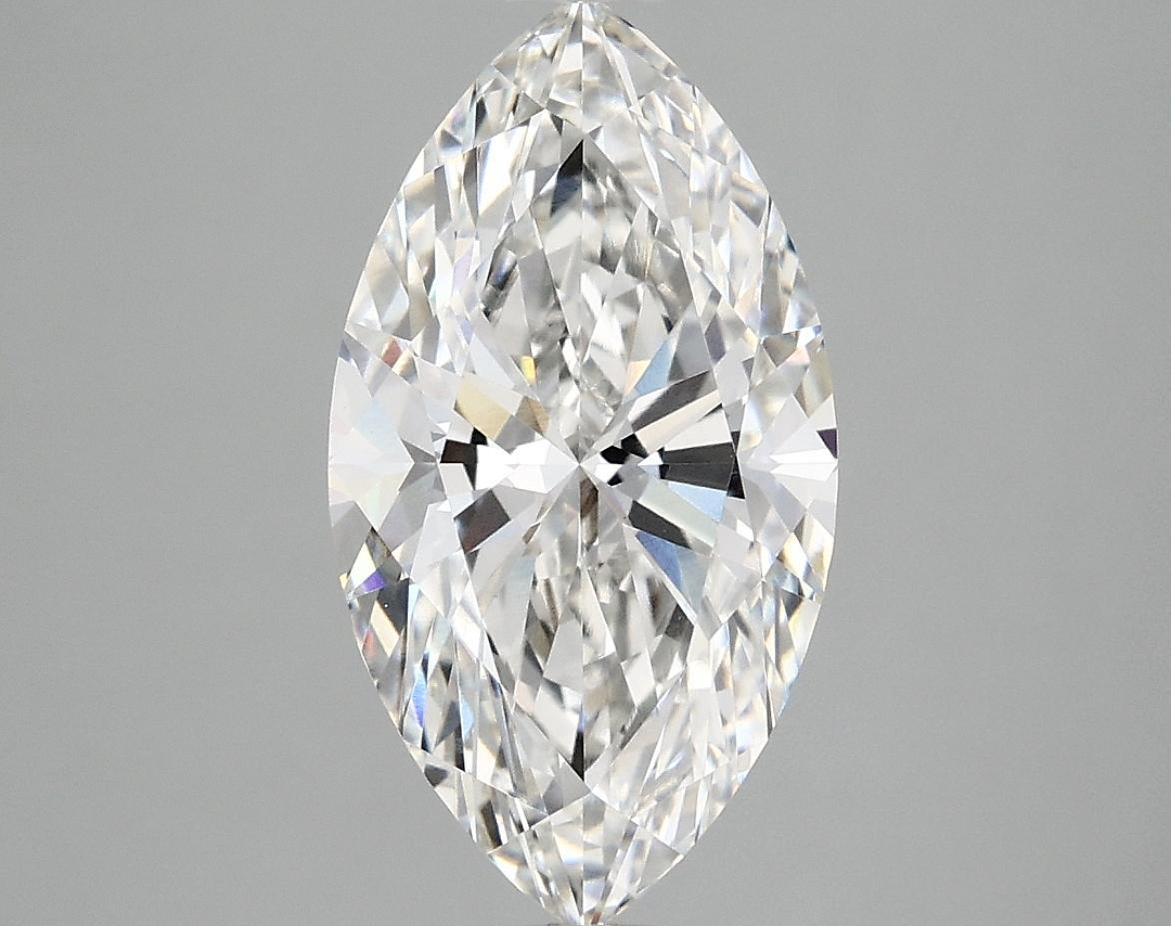 3.09 Carat Marquise Shaped Excellent Cut VVS2 IGI Certified Lab Grown Diamond