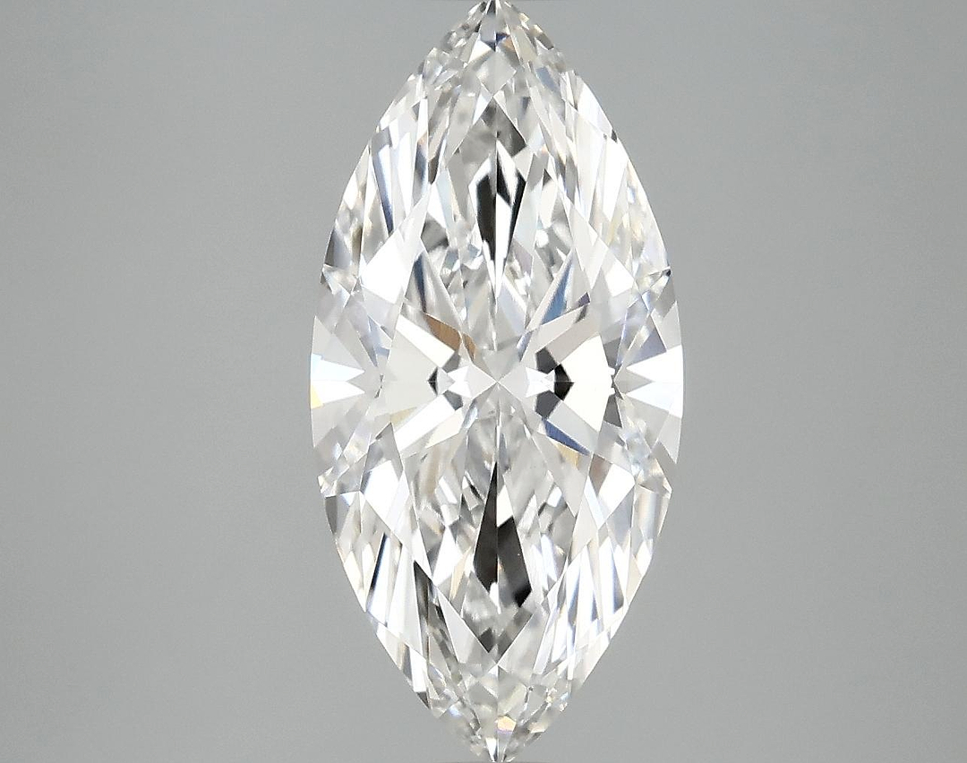 2.84 Carat Marquise Shaped Excellent Cut VVS2 IGI Certified Lab Grown Diamond