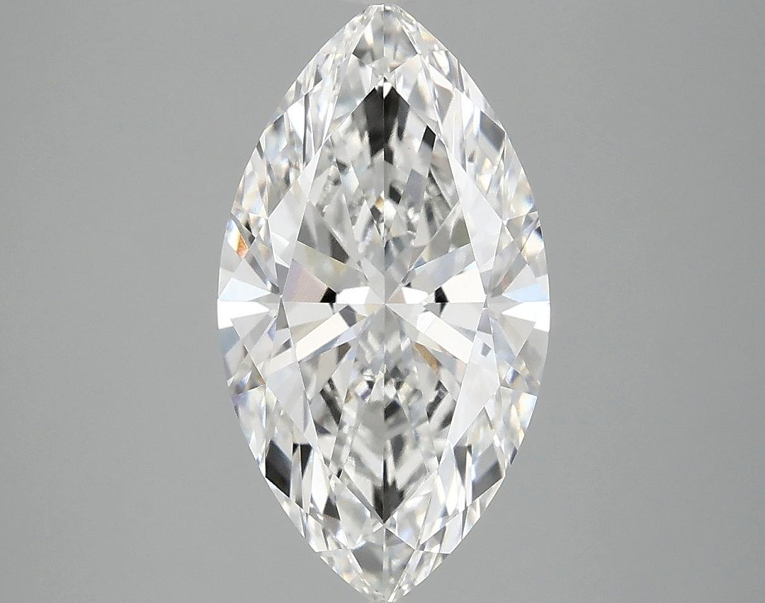 3.02 Carat Marquise Shaped Excellent Cut VVS2 IGI Certified Lab Grown Diamond