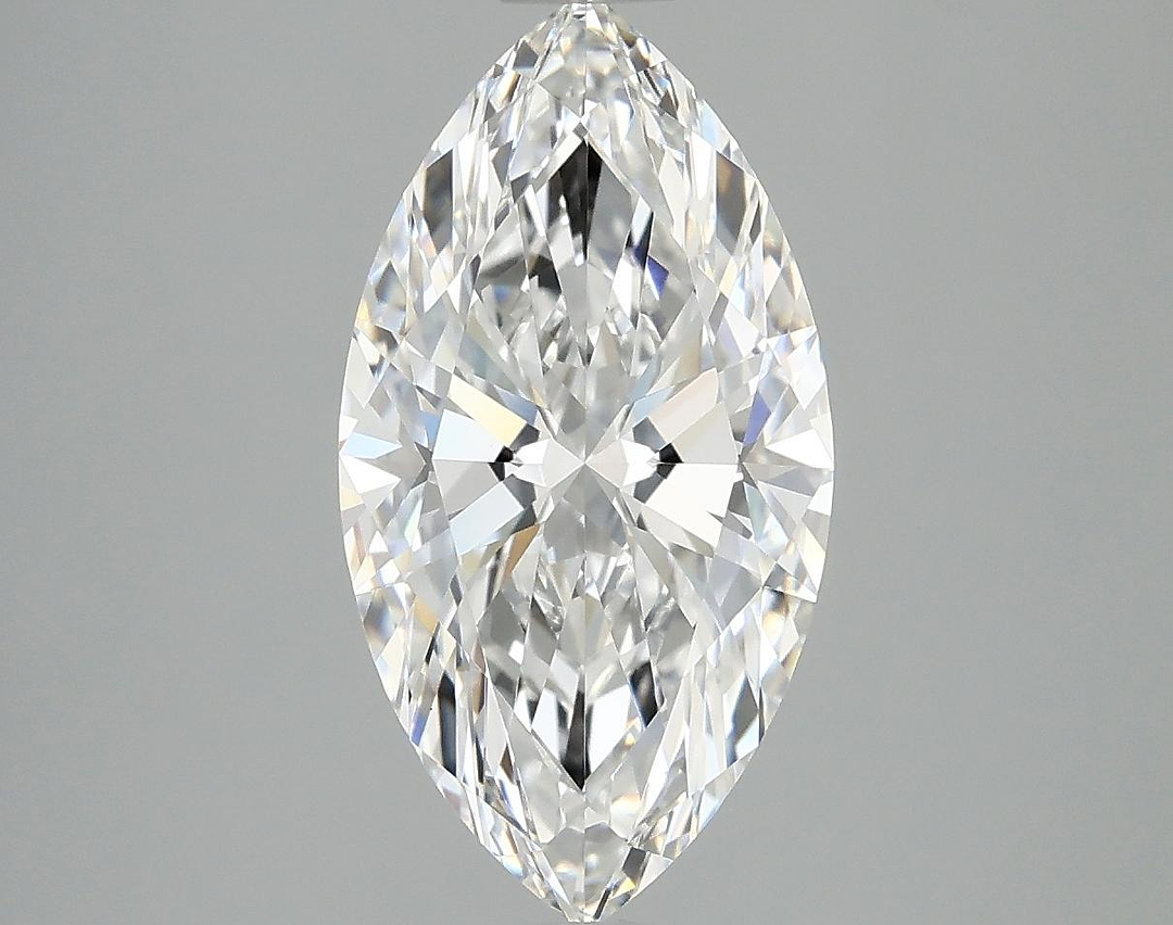 3.03 Carat Marquise Shaped Excellent Cut VVS2 IGI Certified Lab Grown Diamond