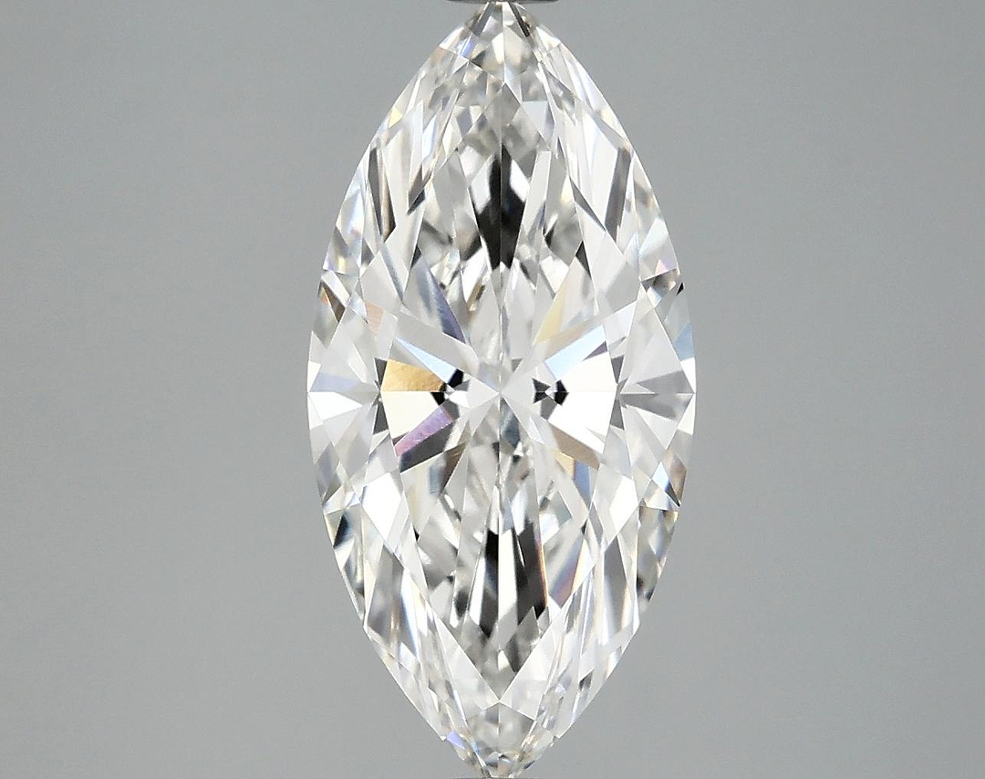 3.03 Carat Marquise Shaped Ideal Cut VVS2 IGI Certified Lab Grown Diamond