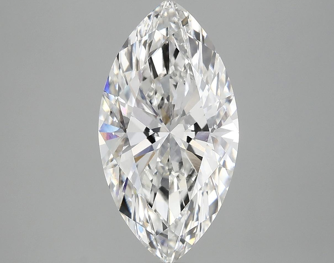3.0 Carat Marquise Shaped Ideal Cut SI1 IGI Certified Lab Grown Diamond