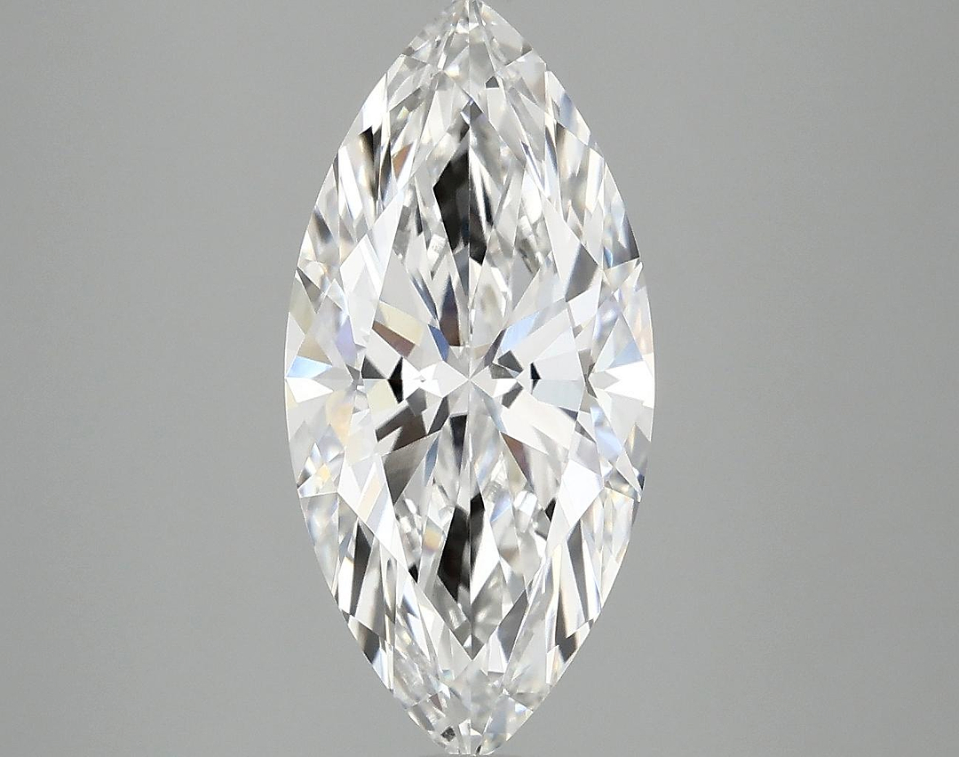 3.05 Carat Marquise Shaped Excellent Cut VVS2 IGI Certified Lab Grown Diamond