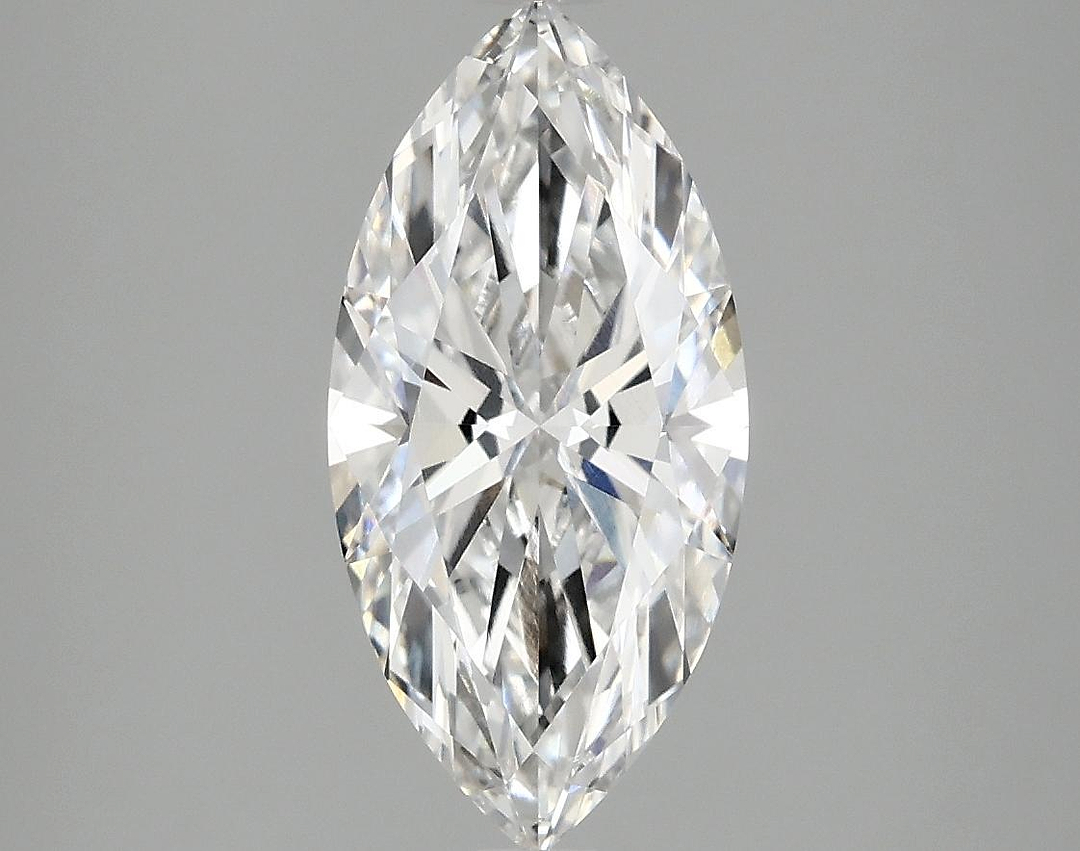 1.85 Carat Marquise Shaped Excellent Cut VVS2 IGI Certified Lab Grown Diamond