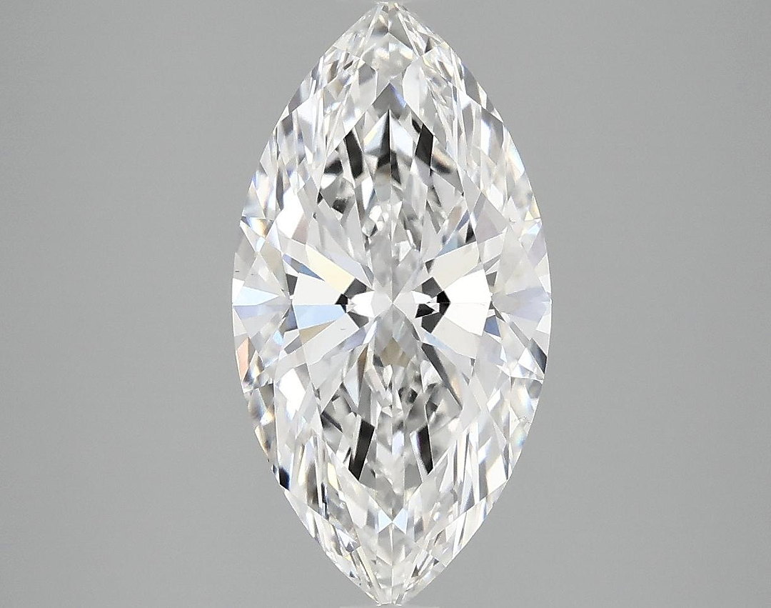 3.03 Carat Marquise Shaped Ideal Cut VVS2 IGI Certified Lab Grown Diamond