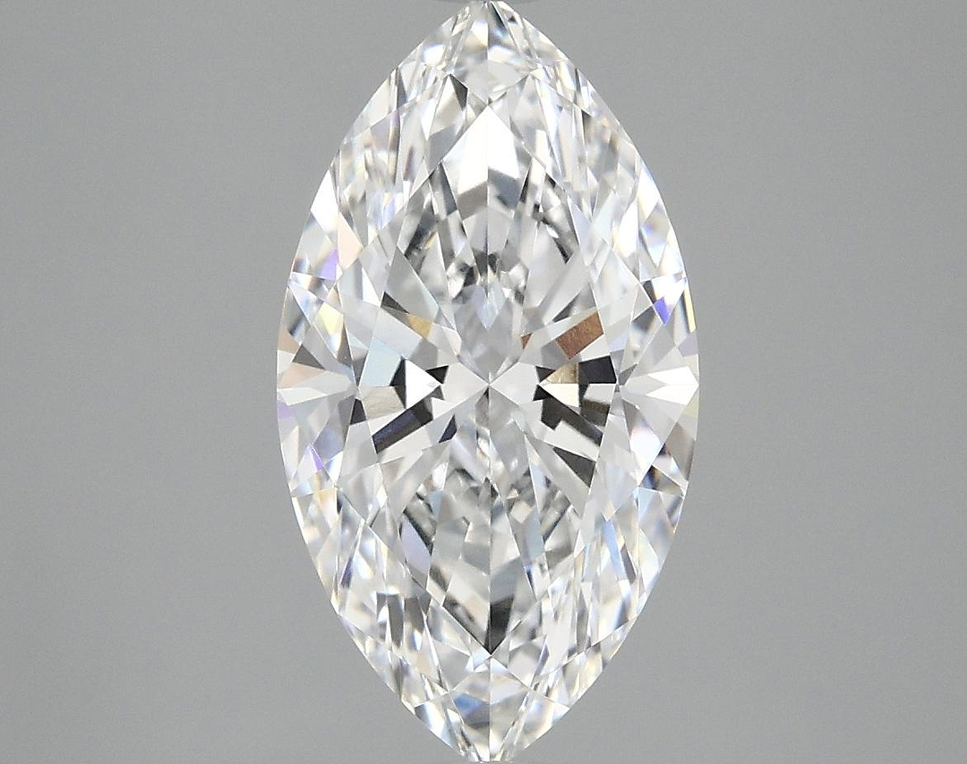 3.03 Carat Marquise Shaped Excellent Cut VVS2 IGI Certified Lab Grown Diamond