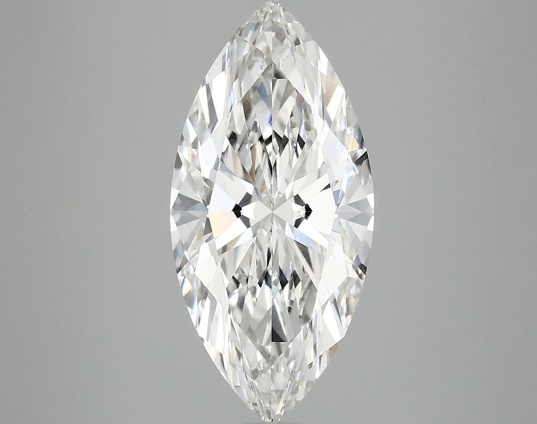 2.98 Carat Marquise Shaped Excellent Cut VVS2 IGI Certified Lab Grown Diamond