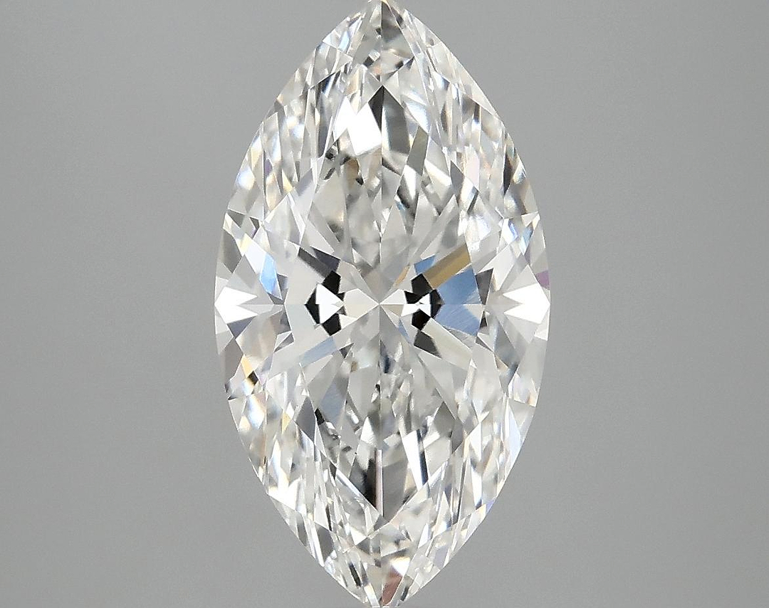 3.01 Carat Marquise Shaped Excellent Cut VVS2 IGI Certified Lab Grown Diamond
