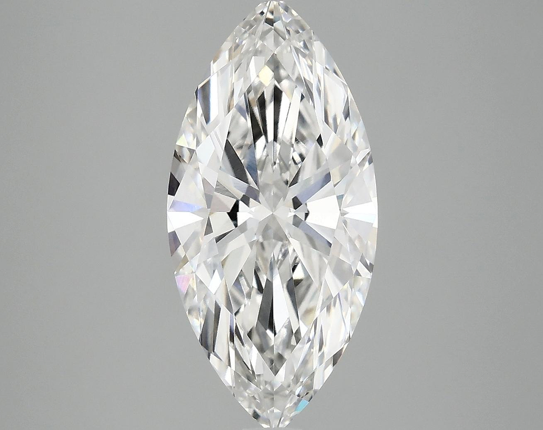 3.04 Carat Marquise Shaped Excellent Cut VVS2 IGI Certified Lab Grown Diamond