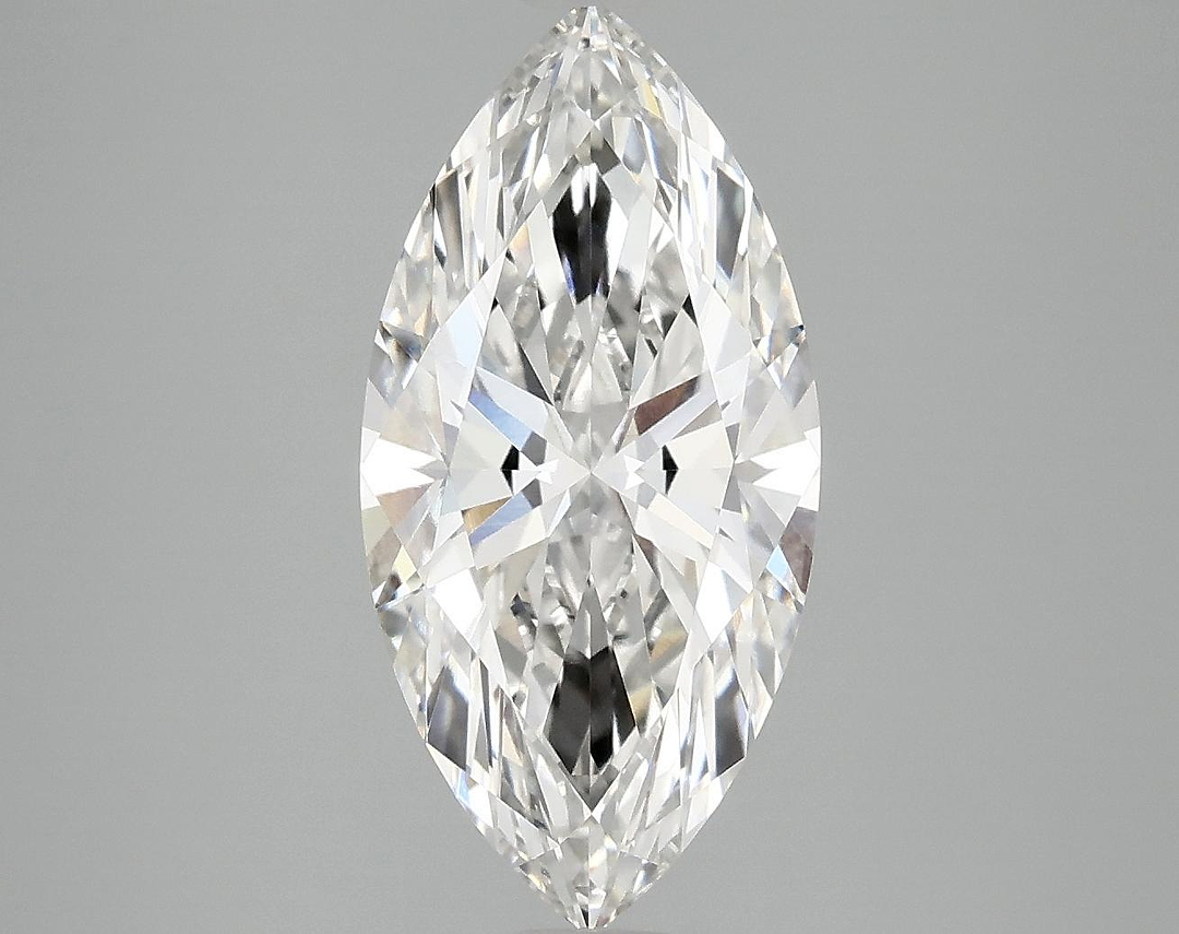 3.09 Carat Marquise Shaped Ideal Cut VVS2 IGI Certified Lab Grown Diamond