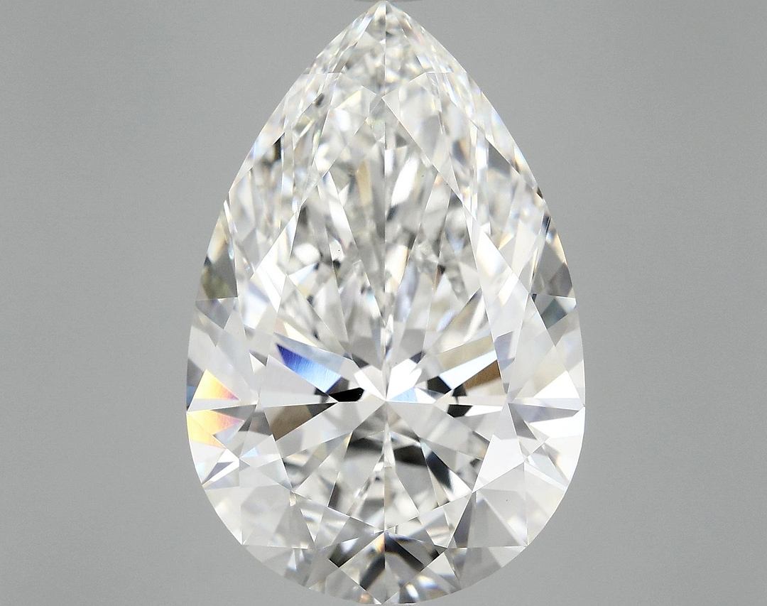 10.52 Carat Pear Shaped Excellent Cut VVS2 IGI Certified Lab Grown Diamond