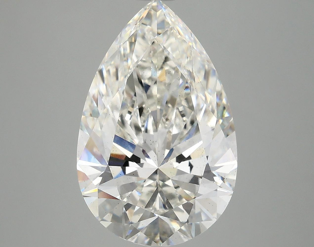5.02 Carat Pear Shaped Ideal Cut SI1 IGI Certified Lab Grown Diamond