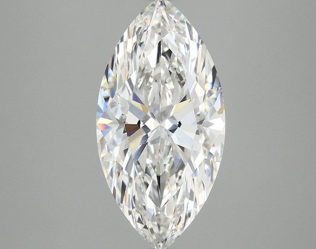 2.88 Carat Marquise Shaped Ideal Cut VVS2 IGI Certified Lab Grown Diamond