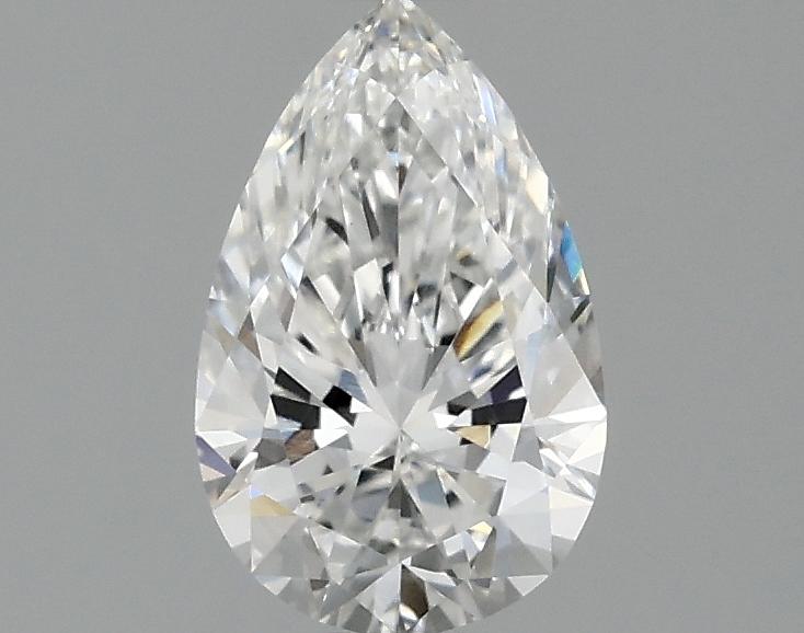 0.98 Carat Pear Shaped Ideal Cut VVS2 IGI Certified Lab Grown Diamond