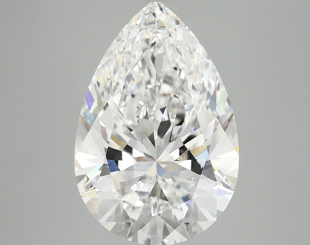 6.14 Carat Pear Shaped Excellent Cut VS2 IGI Certified Lab Grown Diamond