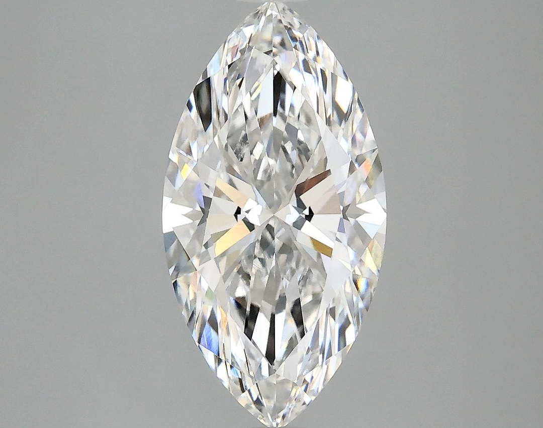 3.02 Carat Marquise Shaped Ideal Cut VVS2 IGI Certified Lab Grown Diamond
